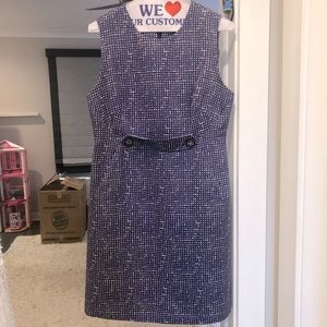Tory Burch purple & white dress size 10
